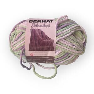 LILAC LEAF Bernat Blanket Yarn lChenille Crochet Knitting NEW